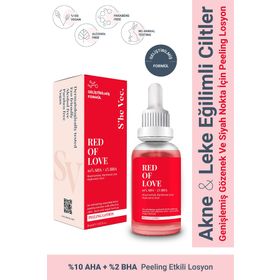 S'he Vec Red Of Love 10% Aha + 2% Bha 30 ml Yüz Peeling