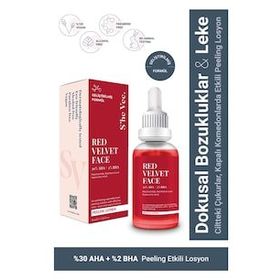 S'he Vec Red Velvet Face 30% Aha + 2% Bha 30 ml Yüz Peeling