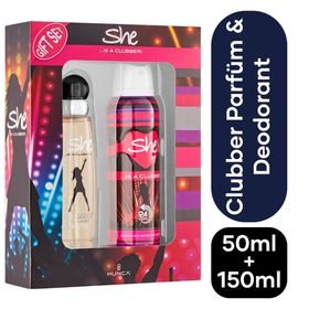 She Women Kofre Clubber Edt + Kutu Deodorant