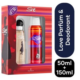She Women Set Fun Edt 50 ml + Deodorant 150 ml