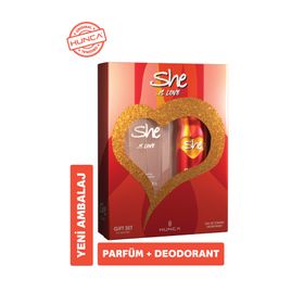 She Women Set Love Edt 50 ml + Deodorant 150 ml