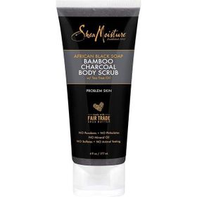 Shea Moisture Afrika Siyah Sabunu ve Bambu Kömürü 170 gr Vücut Peelingi