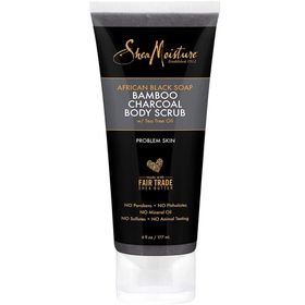 Shea Moisture Afrika Siyah Sabunu ve Bambu Kömürü 170 gr Vücut Peelingi
