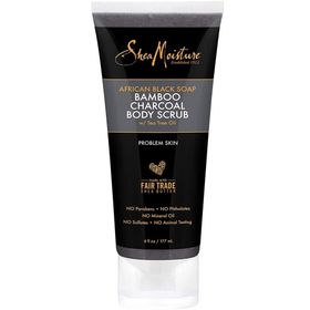 Shea Moisture Afrika Siyah Sabunu ve Bambu Kömürü 170 gr Vücut Peelingi