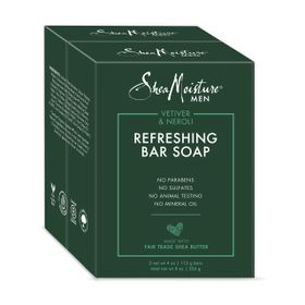 Shea Moisture Men Vetiver ve Neroli Canlandırıcı 2x113 gr Sabun