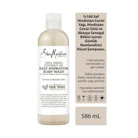 Shea Moisture Saf Hindistan Cevizi Yağlı Günlük Nemlendirici 586 ml Vücut Şampuanı