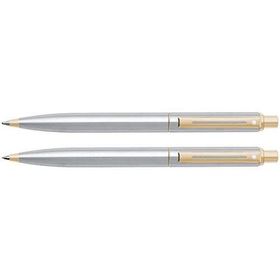 Sheaffer 325-9 Sentınel Parlak Krom Gövde Ve Altın Klips Tükenmez-Versatil Kalem Seti
