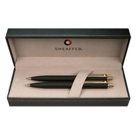 Sheaffer 327-9 Sentınel Mat Siyah Gövde Altın Rengi Klips Tükenmez-Versatil Kalem Seti