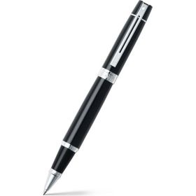 Sheaffer 93121 300 Rollerball Siyah Parlak Lake Kaplama Kapak Dolma Kalem