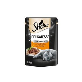 Sheba 12x85 gr Pouch Hindili Yetişkin Kedi Konservesi