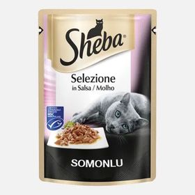 Sheba 85 gr Balkabağı Havuç ve Somonlu Kedi Maması