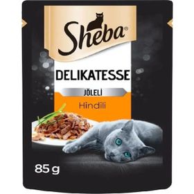 Sheba Delikatesse 85 gr Jöleli Hindili Pouch Yetişkin Kedi Konservesi