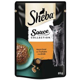 Sheba Sauce Turkey Pouch Soslu Hindi Etli 85 gr Kedi Yaş Maması