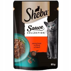 Sheba Sığır Etli Parçalı Soslu Pouch 85 gr Kedi Yaş Maması