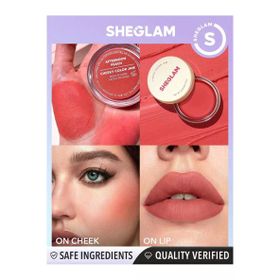 Sheglam Cheeky Color Jam-Afternoon Peach 6 Shades Multi-Use Cream Blush Lip Cream