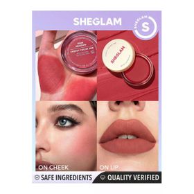 Sheglam Cheeky Color Jam-Afternoon Peach 6 Shades Multi-Use Cream Blush Lip Cream