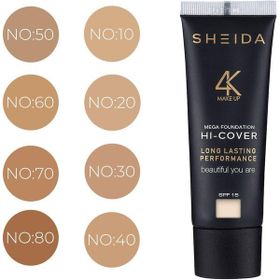 Sheida 50 ml No:50 Make Over Foundation Cream Form Krem Fondöten