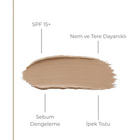 Sheida Make Over SPF15 No:60 40 ml Likit Fondöten