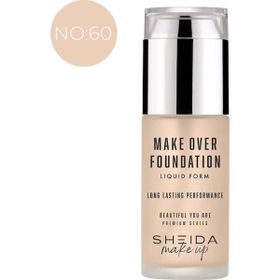 Sheida Make Over SPF15 No:60 40 ml Likit Fondöten