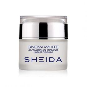 Sheida Snow White 50 ml Leke ve Yaşlanma Karşıtı Gece Kremi