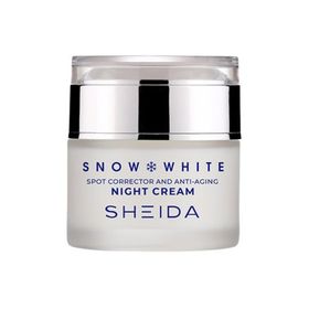 Sheida Snow White 50 ml Leke ve Yaşlanma Karşıtı Gece Kremi