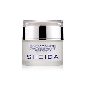 Sheida Snow White 50 ml Leke ve Yaşlanma Karşıtı Gece Kremi