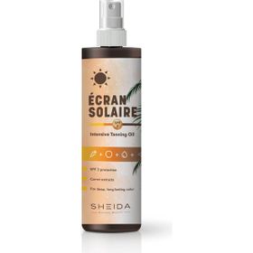 Sheida Spf 3 200 ml Écran Solaire Yoğun Bronzlaştırıcı Yağ