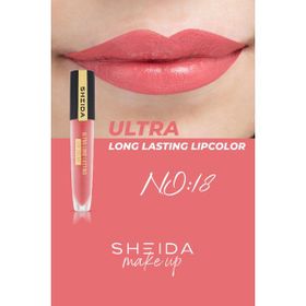 Sheida Ultra Long Lasting Lip Colour Likit Ruj NO:18 Ruj