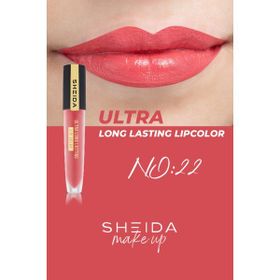 Sheida Ultra Long Lasting Lip Colour Likit Ruj No:22 Ruj