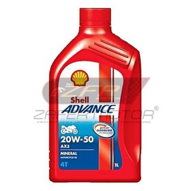 Shell Advance 20W-50 AX3 4T 1 lt Motorsiklet Motor Yağı