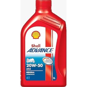 Shell Advance 20W-50 AX3 4T 1 lt Motorsiklet Motor Yağı