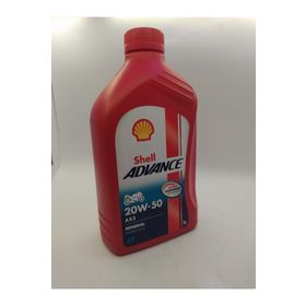 Shell Advance 20W-50 AX3 4T 1 lt Motorsiklet Motor Yağı