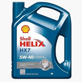 Shell Helix HX7 5W40 Sentetik 4 lt Motor Yağı