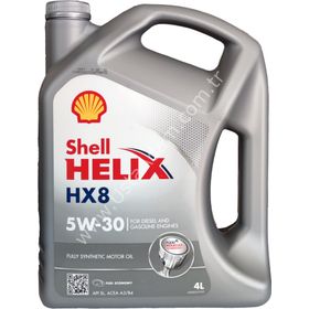 Shell Helix HX8 5W-30 4 lt Tam Sentetik Motor Yağı