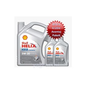 Shell Helix HX8 Sentetik 5W30 6 lt Motor Yağı
