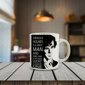 Sherlock Holmes Baskılı Kupa Bardak