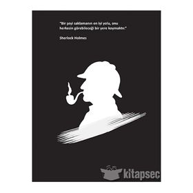 Sherlock Holmes Desenli Ciltli Defter - Salon Yayınları