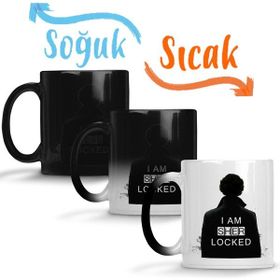 Sherlock I Am Sher Locked Sherlock Holmes Sherlocked Sihirli Porselen Kupa