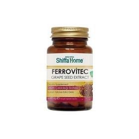 Shiffa Home Ferrovitec Üzüm Çekirdeği 710 mg 60 Kapsül