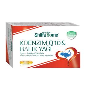 Shiffa Home Koenzim Q10 Balık Yağı 30 Kapsül