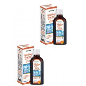 Shiffa Home Omega-3 DHA EPA Şeftali Aromalı 2x100 ml Şurup Balık Yağı