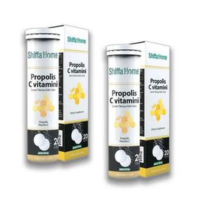 Shiffa Home Propolis C Vitamini 20 Efervesan Tablet