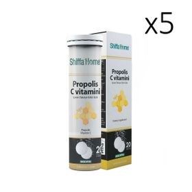 Shiffa Home Propolis C Vitamini 5x20 Efervesan Tablet
