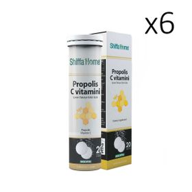 Shiffa Home Propolis C Vitamini 6x20 Efervesan Tablet