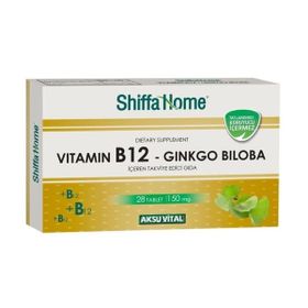 Shiffa Home Vitamin B12 Ginkgo Biloba İçeren 28 Tablet