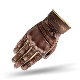 Shima Aviator Korumalı Kahverengi Motosiklet Eldiveni