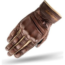 Shima Aviator Korumalı Kahverengi Motosiklet Eldiveni