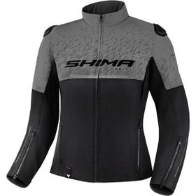 Shima Drift Gri Kadın Korumalı Motosiklet Montu