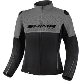 Shima Drift Gri Kadın Korumalı Motosiklet Montu