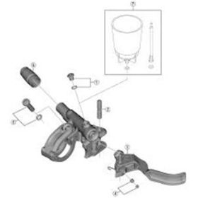 Shimano BL-M988 Y8V398010 Hidrolik Fren Kolu Kapak Vidası